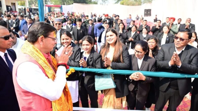 सीएम धामी ने एक करोड़ की लागत से खटीमा सिविल न्यायालय में अधिवक्ताओं के लिए नव निर्मित चैम्बर का किया लोकार्पण