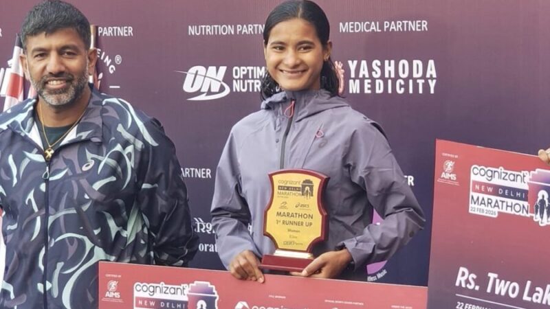 दिल्ली मैराथन में चमोली की ‘फ्लाइंग गर्ल’ का जलवा