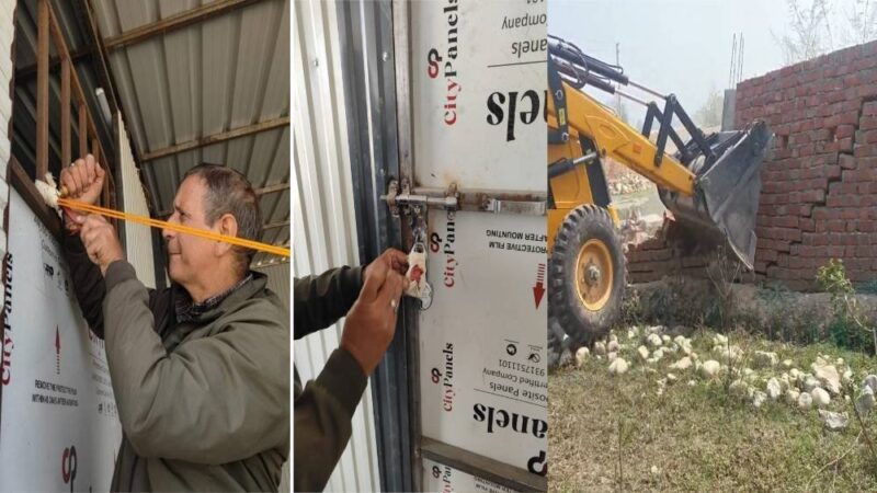 एमडीडीए की बड़ी कार्रवाई, सुरक्षा मानकों की अनदेखी पर ऋषिकेश में बहुमंजिला भवन सील, सेलाकुई में 10 बीघा अवैध प्लाटिंग पर चला बुलडोजर, अवैध व्यावसायिक निर्माण सील