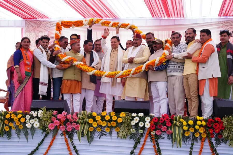 मुख्यमंत्री पुष्कर सिंह धामी ने 1203.40 लाख रुपये की लागत से सहसपुर में सड़क चौड़ीकरण के द्वितीय चरण का किया शिलान्यास, मीठीबेरी–परवल–चांदनी चौक एवं परवल–विज्ञान धाम झाझरा मार्ग को मिलेगा नया स्वरूप