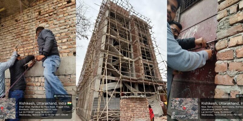 अवैध निर्माण पर एमडीडीए की सख्त कार्रवाई, ऋषिकेश में बहुमंजिला भवन सील