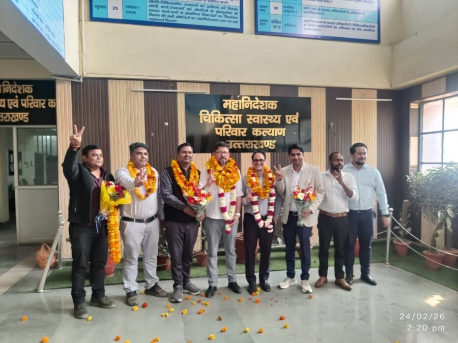 प्रांतीय चिकित्सा सेवा संघ उत्तराखंड के द्विवार्षिक चुनाव शांतिपूर्ण ढंग से सम्पन्न, डॉ. रमेश कुंवर अध्यक्ष और डॉ. यशपाल तोमर महासचिव निर्वाचित