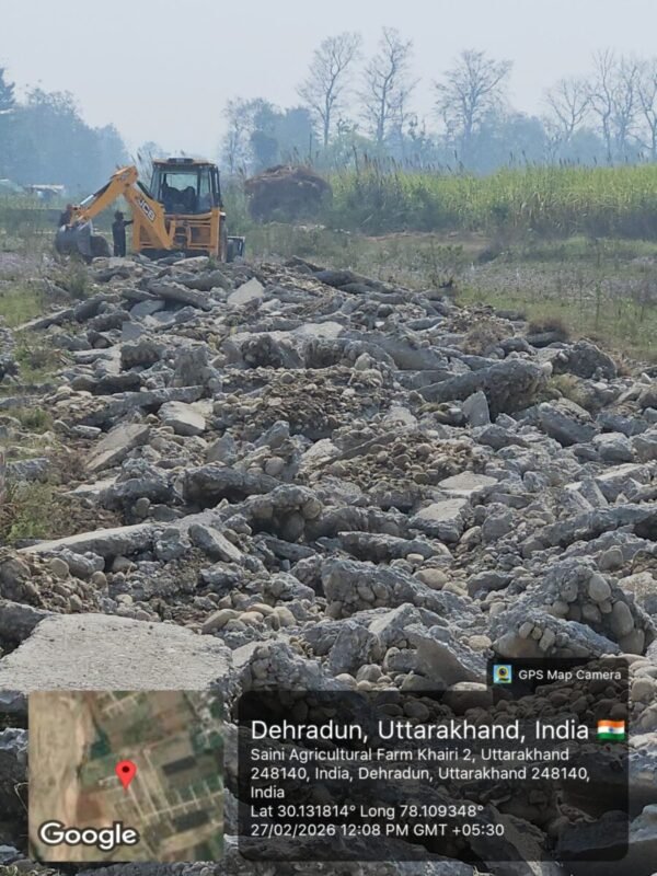 अवैध प्लॉटिंग पर एमडीडीए की बड़ी चोट, डोईवाला में मारखम ग्रांट से खेरी तक एमडीडीए का एक्शन, 77 बीघा अवैध प्लॉटिंग पर चला दिया बुलडोजर