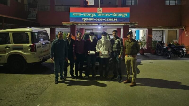 उत्तराखण्ड STF व देहरादून पुलिस की बड़ी कार्रवाई, कुख्यात सुनील राठी गैंग के दो सक्रिय सदस्य गिरफ्तार