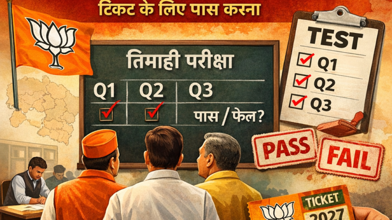 भाजपा उत्तराखंड में मंत्री-विधायकों के लिए ‘तीन गुप्त तिमाही परीक्षाएं’, टिकट के लिए पास करना अनिवार्य