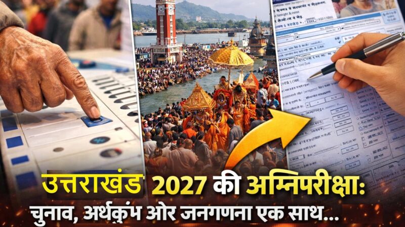 उत्तराखंड 2027 की अग्निपरीक्षा : चुनाव, अर्धकुंभ और जनगणना एक साथ…कब होंगे विधानसभा चुनाव?