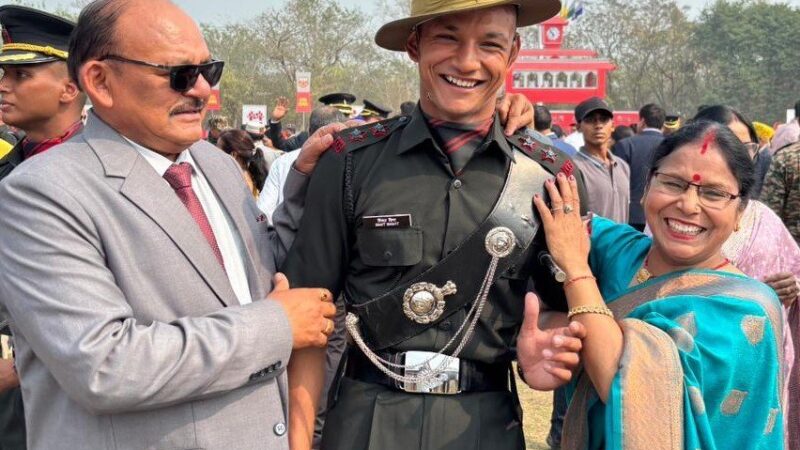 कामयाबी : स्मिथ बिष्ट बना गोरखा रेजीमेंट में लेफ्टिनेंट