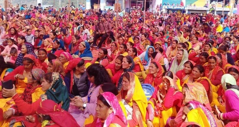 सेवा इंटर नेशनल ने अंतर्राष्ट्रीय महिला दिवस पर आयोजित किया फ्यूंली कौथिग