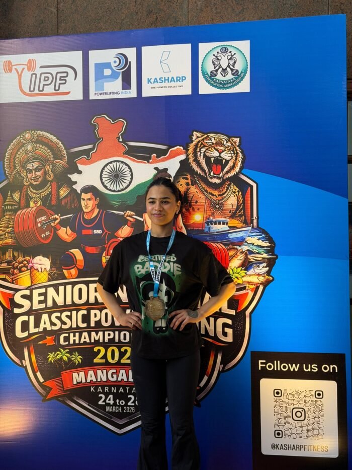 ज्योतिर्मठ की अश्मिता शाह ने राष्ट्रीय पावरलिफ्टिंग में दिखाया दम, देशभर में चौथा स्थान हासिल