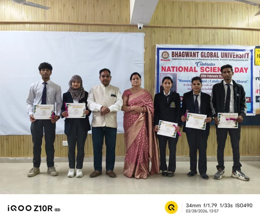 भगवंत ग्लोबल विश्वविद्यालय में धूमधाम से मनाया गया राष्ट्रीय विज्ञान दिवस