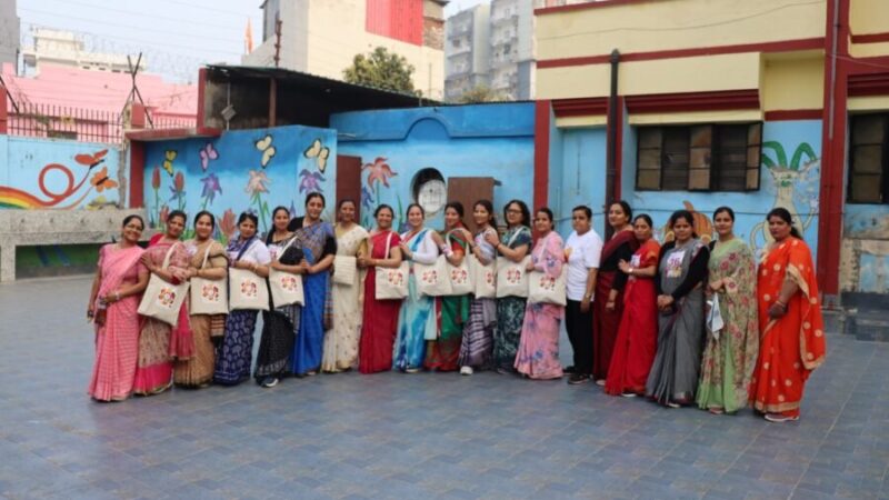 साड़ी गौरव मैराथन में महिलाओं ने दिखाया उत्साह, परम्परा और स्वास्थ्य जागरूकता का दिया संदेश