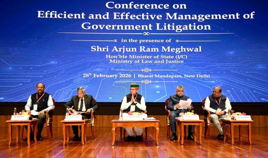 भारत सरकार द्वारा मुकदमेबाजी के कुशल और प्रभावी प्रबंधन पर सम्मेलन