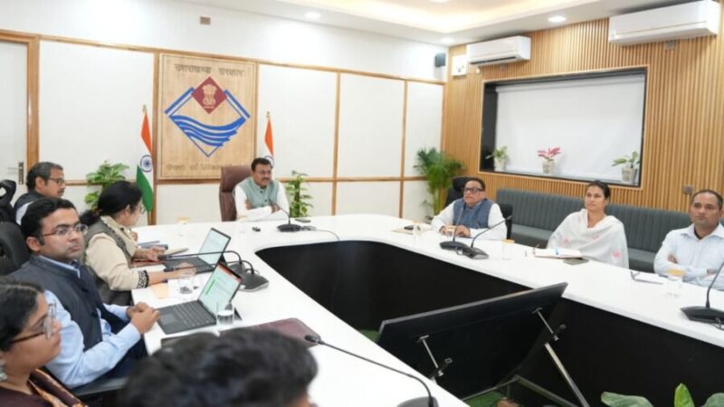 मुख्य सचिव आनन्द बर्द्धन की अध्यक्षता में यूसीआरआरएफपी की बैठक, हाई पावर कमेटी ने 187.11 करोड़ की वार्षिक कार्ययोजना को दी मंजूरी