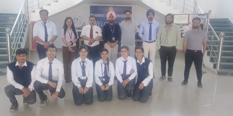भगवंत ग्लोबल विश्वविद्यालय में प्लेसमेंट ड्राइव का आयोजन, 06 छात्र-छात्राओं का हुआ चयन
