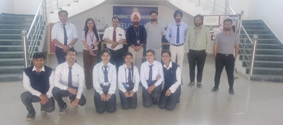 भगवंत ग्लोबल विश्वविद्यालय में प्लेसमेंट ड्राइव का आयोजन, 06 छात्र-छात्राओं का हुआ चयन