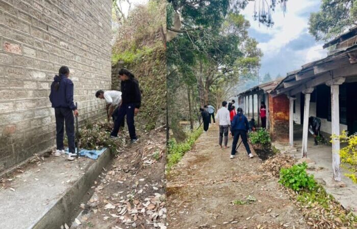 एनएसएस विशेष शिविर के दूसरे दिन स्वयंसेवकों ने चलाया स्वच्छता अभियान, तकनीकी कौशल पर हुआ बौद्धिक सत्र