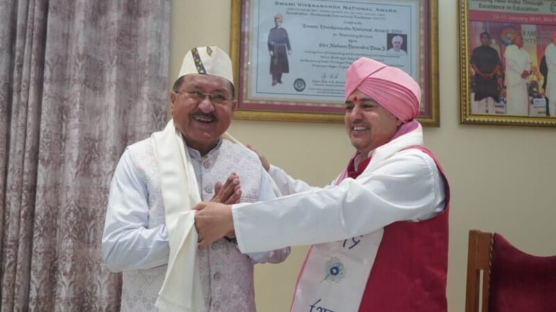 कैबिनेट मंत्री भरत चौधरी ने श्री दरबार साहिब में टेका मत्था, उत्तराखण्ड के समसामयिक विषयों पर विस्तारपूर्वक हुई चर्चा