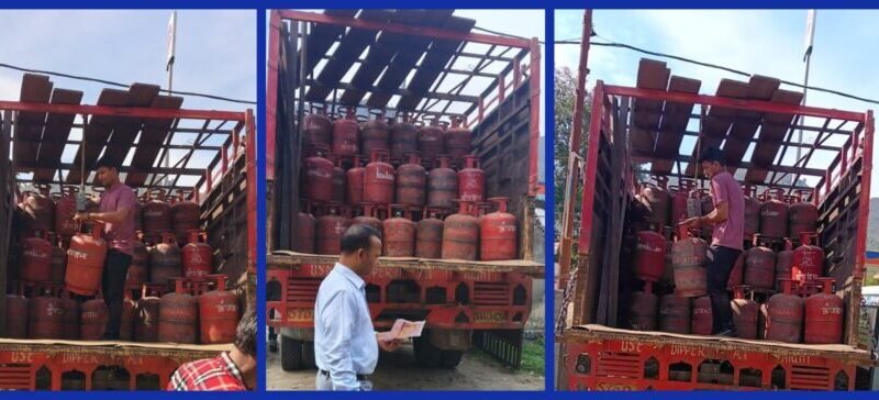 डीएम स्वाति एस. भदौरिया की सख्ती का असर, श्रीनगर में गैस सिलेंडरों की कालाबाजारी पर शिकंजा, वितरण वाहन में मिले 9 भरे सिलेंडर