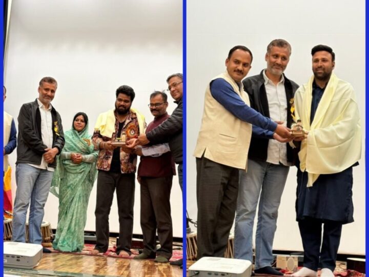 सुर संध्या सांस्कृतिक सम्मान समारोह : विवेक नौटियाल और अमित खरे की प्रस्तुतियों ने बांधा समां