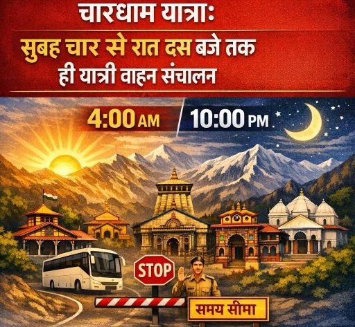 चारधाम यात्रा : सुबह चार से रात दस बजे तक ही यात्री वाहन संचालन