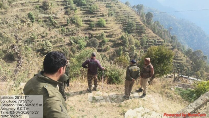 पोखड़ा क्षेत्र के भटकोट में गुलदार की सक्रियता से दहशत, वन विभाग ने बढ़ाई निगरानी और सुरक्षा व्यवस्था