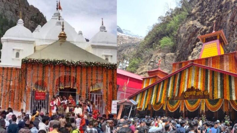 उत्तराखण्ड : श्री गंगोत्री धाम और श्री यमुनोत्री धाम के कपाटोद्घाटन के साथ चारधाम यात्रा का शुभारंभ