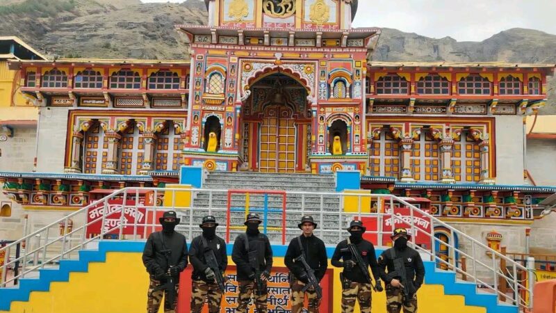 चारधाम यात्रा प्रारंभ से पूर्व श्री बद्रीनाथ धाम में सुरक्षा व्यवस्था चाक-चौबंद, एटीएस तैनात