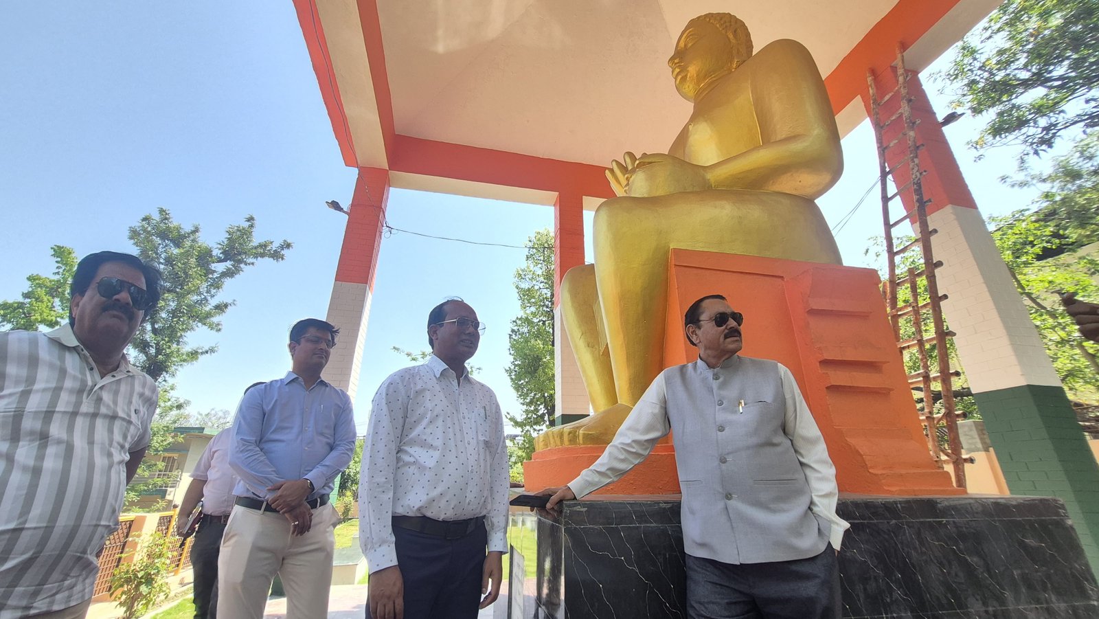 कोटद्वार : महापौर ने निर्माणाधीन बुद्धा पार्क का किया निरीक्षण, गुणवत्ता पर दिया जोर