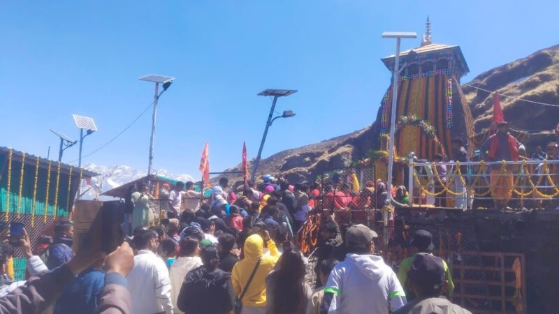 तृतीय केदार भगवान तुंगनाथ के कपाट श्रद्धालुओं के दर्शनार्थ खुले