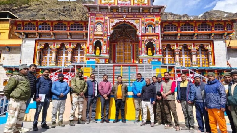 श्री बदरीनाथ धाम पहुंच बीकेटीसी सीईओ विशाल मिश्रा ने लिया यात्रा व्यवस्थाओं का जायजा