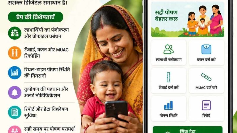 पोषण निगरानी ऐप : कुपोषण के समाधान के लिए डेटा का उपयोग