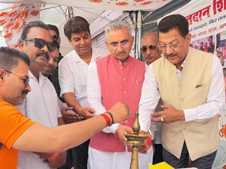 युवा सेवा दल का रक्तदान शिविर, धस्माना ने किया शुभारंभ