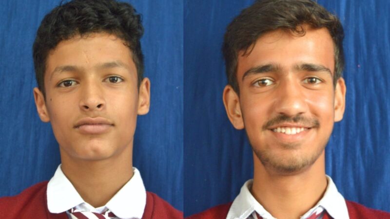 ज्योति विद्यालय के शाश्वत और तेजस साह ने किया विद्यालय का नाम रोशन