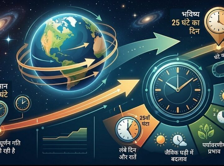 धीमी पड़ रही है पृथ्वी की रफ्तार, भविष्य में 25 घंटे का होगा एक दिन