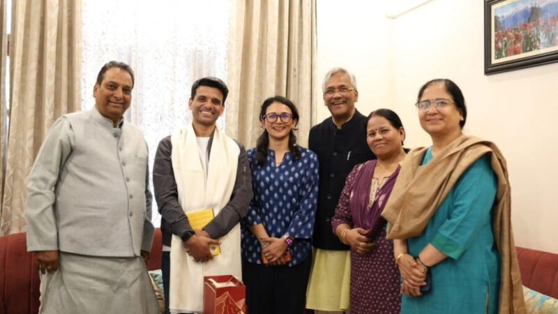 ग्रुप कैप्टन शुभांशु शुक्ला देश के युवाओं के लिए प्रेरणा स्रोत – सांसद त्रिवेन्द्र सिंह रावत