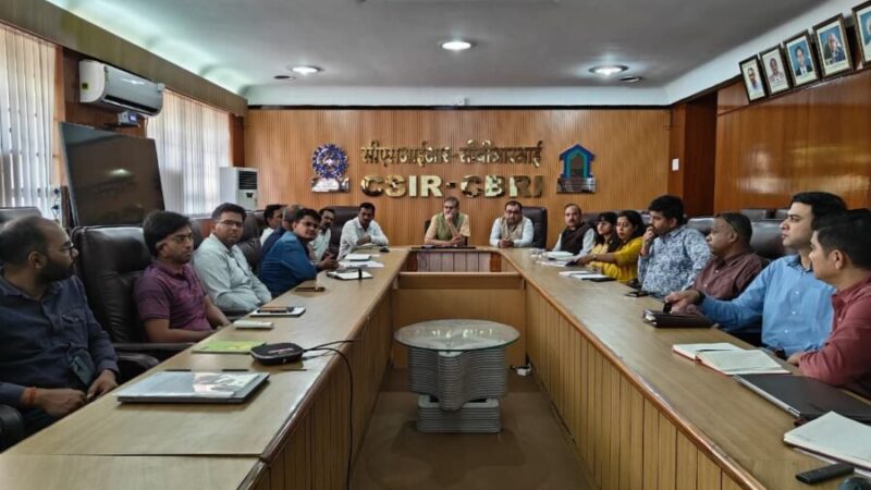 सीएसआईआर–सीबीआरआई में स्मार्ट विलेज पहल पर दो दिवसीय प्रशिक्षण कार्यशाला संपन्न