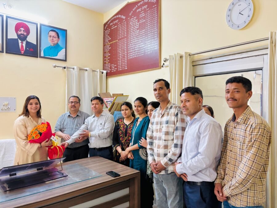 जिला सूचना अधिकारी पद पर प्रियंका जोशी ने संभाला कार्यभार