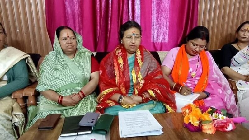 महिला आरक्षण बिल पर विपक्ष पर बरसीं रुचि भट्ट, आक्रोश रैलियों का ऐलान