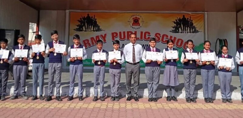 ओलंपियाड 2025–26 में आर्मी पब्लिक स्कूल लैंसडौन का राज्य स्तर पर शानदार प्रदर्शन