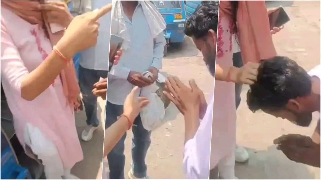 हरिद्वार में युवती का फूटा गुस्सा, फोटो खींच रहे युवक की बीच सड़क कर दी पिटाई