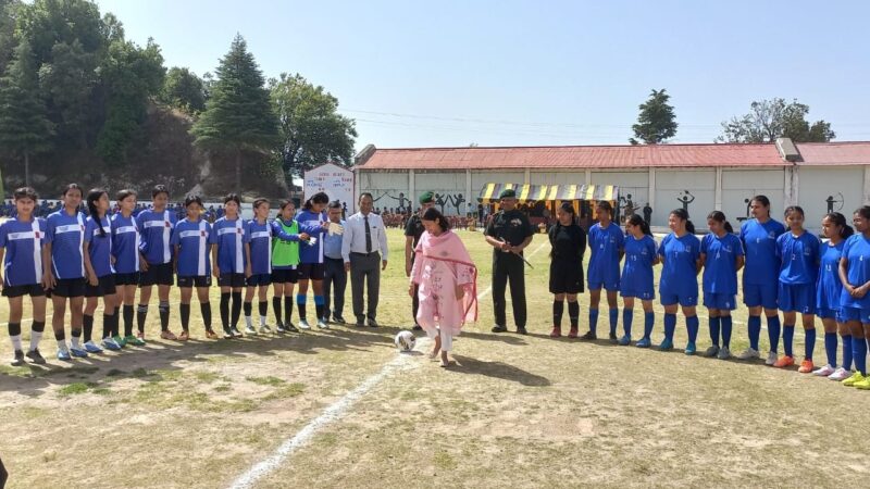 सेंट्रल कमांड अंतर-क्लस्टर अंडर-17 बालिका फुटबॉल प्रतियोगिता 2026 का हुआ शुभारंभ