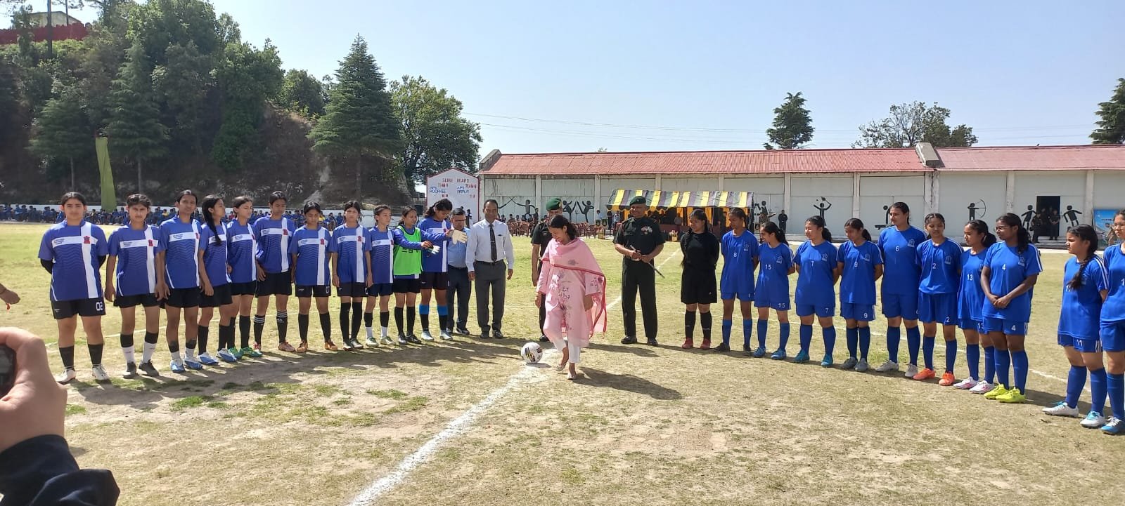 सेंट्रल कमांड अंतर-क्लस्टर अंडर-17 बालिका फुटबॉल प्रतियोगिता 2026 का हुआ शुभारंभ
