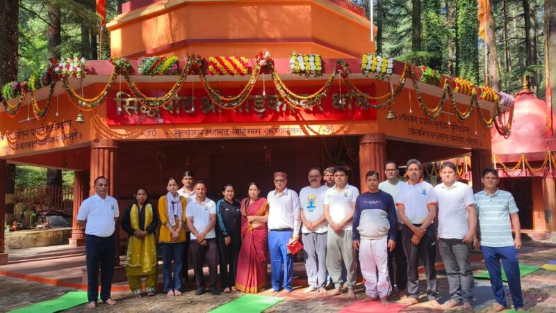 ताड़केश्वर धाम में हरित योग से दिया स्वास्थ्य और पर्यावरण संरक्षण का संदेश