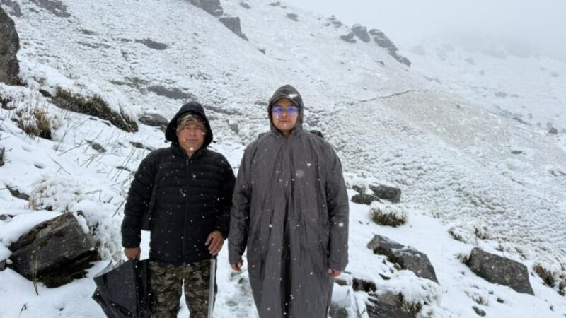 भारी बर्फबारी के बीच रुद्रनाथ यात्रा की तैयारियां तेज