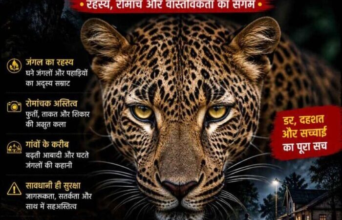 तेंदुआ – गुलदार या लेपर्ड : रहस्य, रोमांच और वास्तविकता का संगम