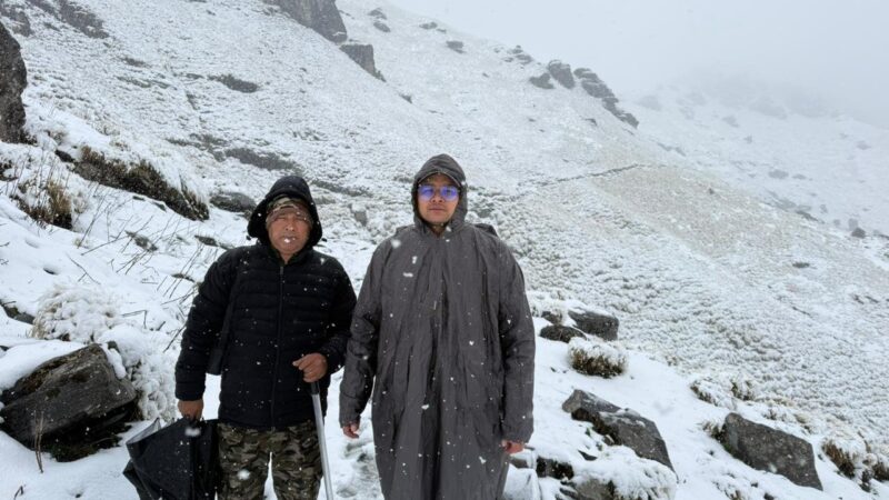 वन विभाग की टीम ने रुद्रनाथ यात्रा मार्ग का किया स्थलीय निरीक्षण