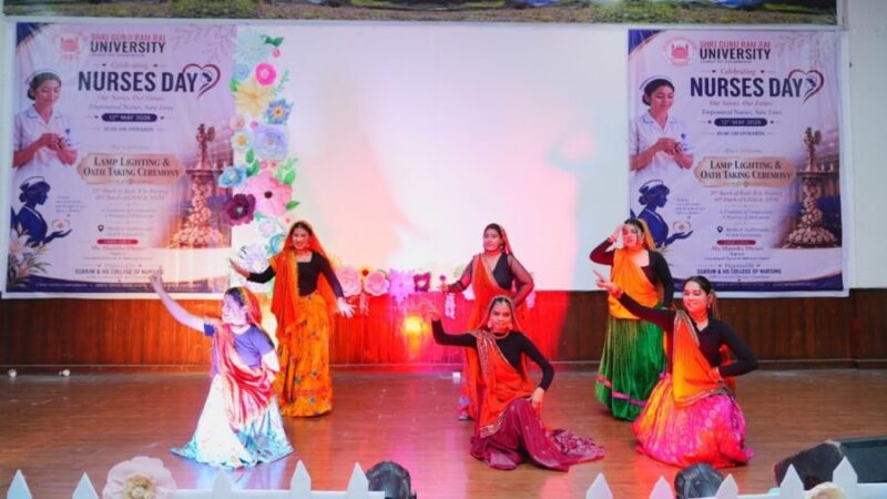 श्री गुरु राम राय विश्वविद्यालय में अंतरराष्ट्रीय नर्सेज दिवस की रही धूम
