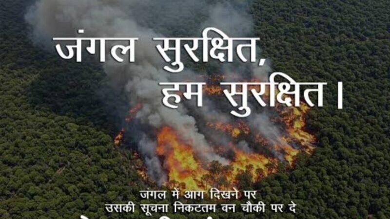 एडीएम शैलेन्द्र सिंह नेगी ने की टिहरी जनपदवासियों से वन अग्नि रोकने की अपील