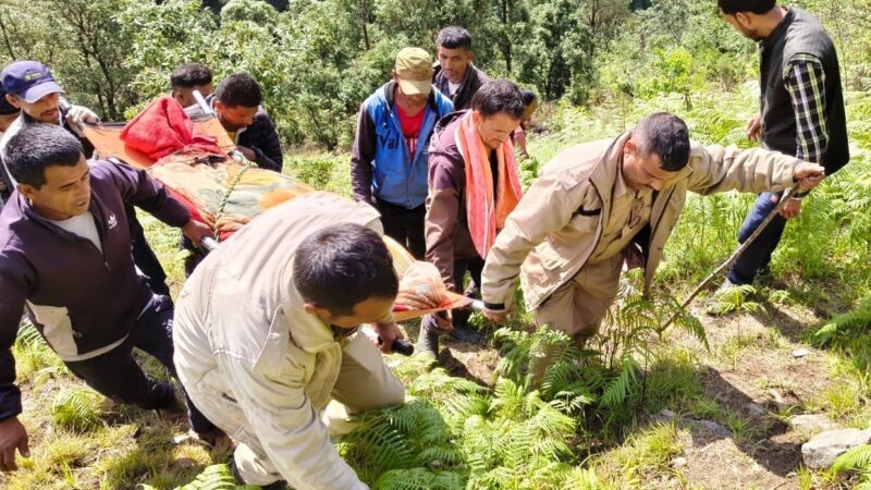 देहरादून से शव लेकर लौट रहे परिवार की गाड़ी खाई में गिरी, तीन की मौत, तीन घायल