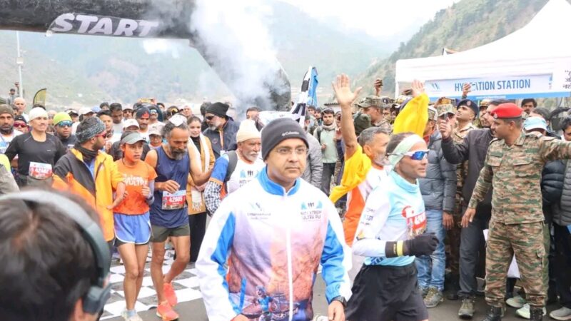 नीति एक्सट्रीम अल्ट्रा रन-2026 का हुआ आगाज, सीमान्त नीति घाटी में दौड़ेगा रोमांच का कारवां
